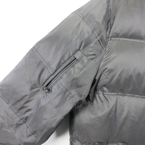 Tumi Tech Men's Black Down Feather Filled Puffer Jacket XL Coat Winter Ski - Picture 4 of 16